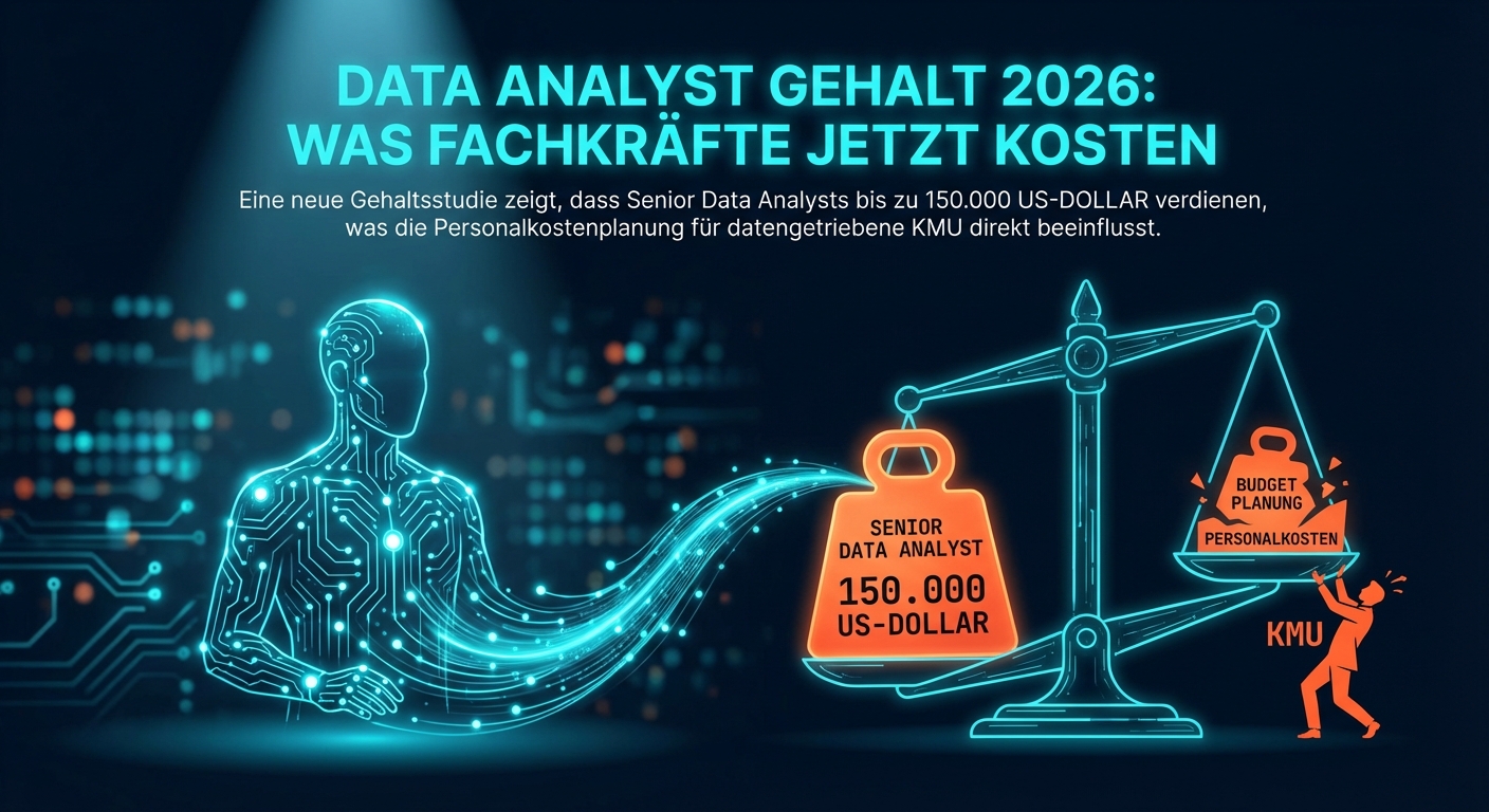 Data Analyst Gehalt 2026: Was Fachkräfte jetzt kosten