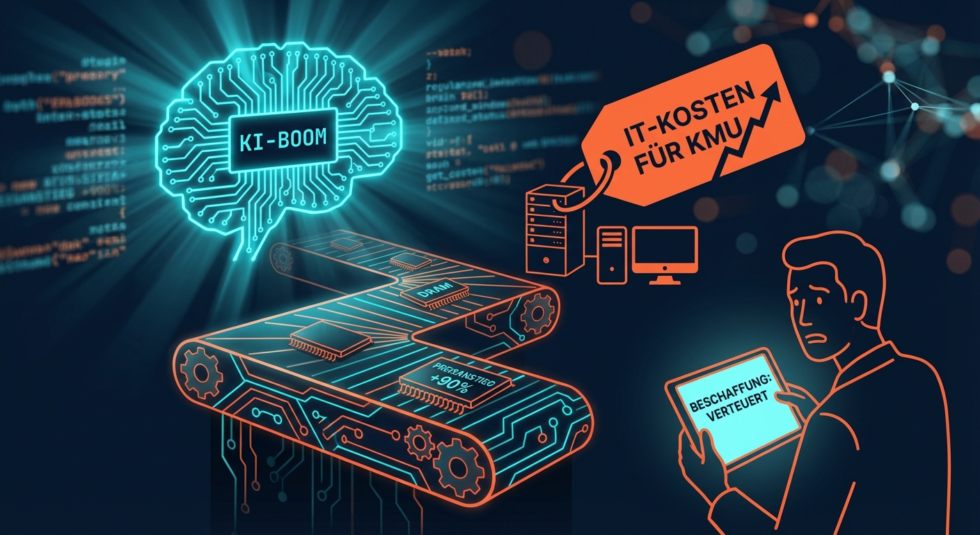 Speicherchip-Knappheit: Was der KI-Boom fuer Ihre IT-Kosten bedeutet