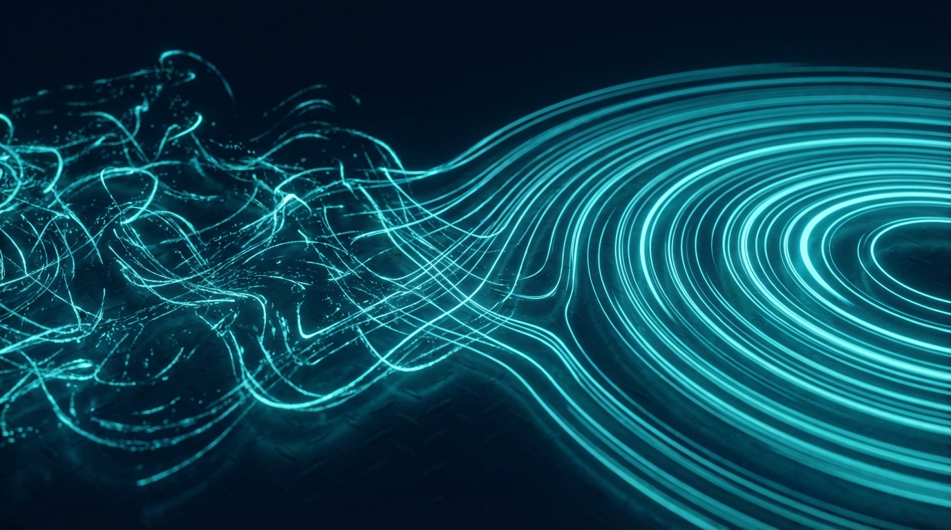 Diagram showing electron paths in a 2D gas curving under a magnetic field to stabilize heat conduction.