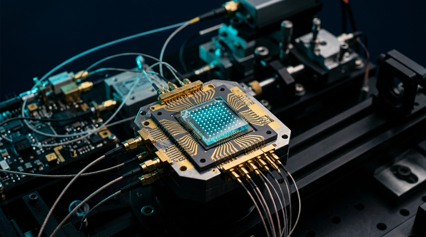 Diamond-based quantum processor with NV centers operating at room temperature, no cryogenic equipment.